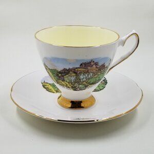 [CLARE] "Edinburgh Castle" Fine Bone China (Stockwell, China Bazaar, Glasgow)